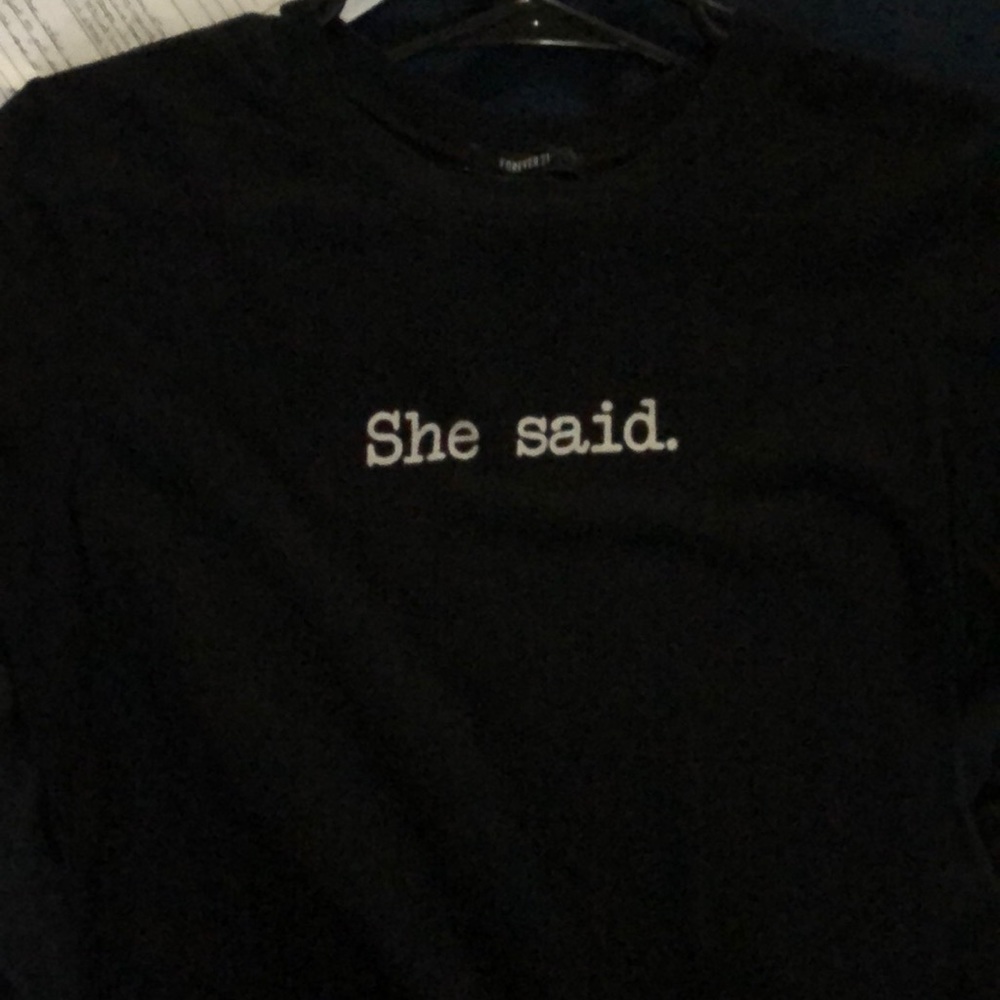 Black shirt